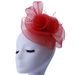 Stage Performance Bridal Veil Headdress - Small Retro Hat With Feather Cover (Face Veil Hair Accessories For Photo Shoots)_viptrois.com