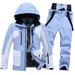 Premium Ski Suit Set – 10K Waterproof & Windproof Snow Gear (Breathable Polyester, Thermal Cotton Lining, Adjustable Fit For Men & Women)_viptrois.com