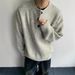 American Style Henley Collar Sweater For Men, Spring And Autumn Lazy Style, High-End Knitted Sweater, Cleanfit Jacket_viptrois.com
