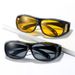 Same Style HD Night Vision Goggles For Men And Women Drivers Windproof Gl Tear-Resistant UV Protection_viptrois.com