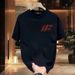 Men's Clothing Short Sleeved Ins Pure Cotton Tops Summer Men's Printed T Shirts Trendy Men And Women All Match Round Neck T Shirt Men_viptrois.com