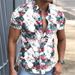 Shopify 2025 Summer New Striped Men's Casual Short Sleeve Shirt_viptrois.com
