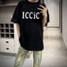 Summer Short T-shirt Men's American High Street Pure Cotton Half Sleeved Loose Personality Trendy Brand Round Neck Upper_viptrois.com