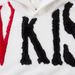 Creative Letter Flocked Embroidery Hooded Loose Casual Autumn Winter Style Vibe Trendy American Men's Sweatshirt_viptrois.com