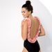 Family Clothes Family women children one-piece swimsuit solid color petal bikini bikini_viptrois.com