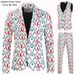 Christmas new casual 3D printed suit vest and trousers suit 3-piece set 3TZ-XMK_viptrois.com