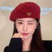 Autumn And Winter New Hat Women's Retro Beret Big Head Circumference Showing Face Small Painter Hat Korean Version Casual Versatile Forward Hat_viptrois.com