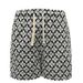 Men's Trendy Houndstooth Floral Printed Shorts Summer Thin Casual High Street Retro Five-Point Pants Outerwear Beach Wear_viptrois.com