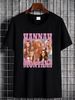 Hannah Montana Homage Tshirt, Hannah Montana Merch Gift TE2231 Breathable Top For Everyday Wear Graphic Homme Unisex Soft Slightly Stretched_viptrois.com