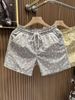 Men's Sporty Casual Shorts New Style Versatile Camouflage Khaki Three Point Four Point Summer Trendy Beach Pants_viptrois.com