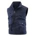 Men’s Utility Vest With Multi-Pockets – Outdoor Workwear Jacket For Hiking & Urban Style (M-6XL, Army Green/Khaki/Navy/Black)_viptrois.com