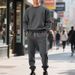 Men's Heavyweight Fleece Crew Neck Sweatshirt Set Loose Two Piece Simple Casual Autumn Winter_viptrois.com