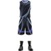 Basketball suit for men's summer college sports training team basketball jersey ball printing_viptrois.com
