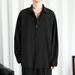 K Men's Thin Long Sleeved Shirt With A High-end Feel And A Cool And Loose Drape_viptrois.com