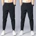 Men's Clothing Pants Men's Spring And Autumn Elastic Work Pants Loose Wear Resistant And Dirt Resistant Workers' Work Clothes_viptrois.com