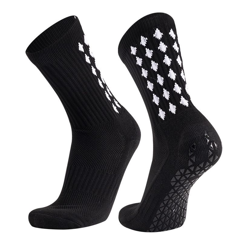Football Socks Mid Tube Football Socks Game Training FootballSock Thickened Towel Socks Dotted Non Slip Wear Resistant Sports Socks_viptrois.com