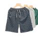 Men's Casual Summer Shorts Loose Fit Korean Style Mid-Thigh 5-Pocket Comfortable Breathable Short Pants_viptrois.com