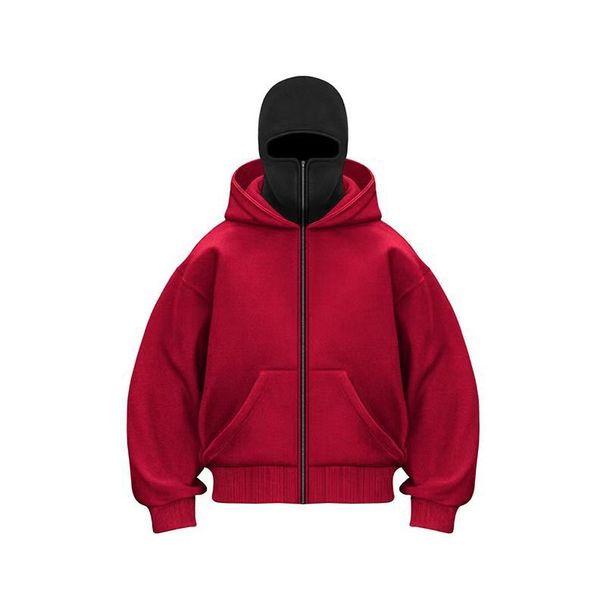 Men's Clothing Hour Delivery Direct Mail Anti Wrinkle And Iron Free Fleece Material American Retro Style Hooded Design Cross Border Men's Sweatshirt_viptrois.com