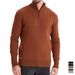 1 Cross-Border Stand Collar Cotton Sweater Casual Half-Zip Solid Color Pullover High-Quality Men's Knitwear_viptrois.com
