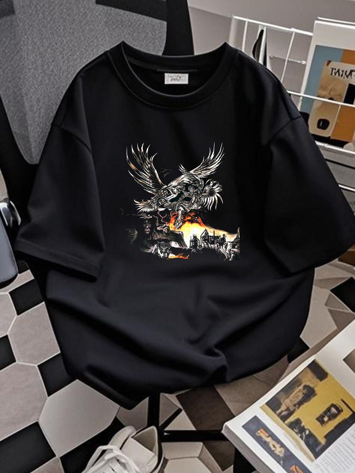 Cotton T-shirt Judas Priest Metal Works '73–'93 Album Tee Ian Hill Rob Halford Summer Homme Slightly Casual Top For Everyday Wear Stretched_viptrois.com