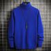 Men's Clothing Mink Fleece Sweater Men's High Collar Trendy Gradient Sweater Bottoming Shirt Men's Autumn And Winter Thick Knitted Jacket_viptrois.com