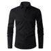 Men's Clothing Slim Stretch Shirt Men's Shirt Simple Business Thin Shirt Men_viptrois.com