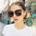High End Celebrity Sun Protection Sunglasses With Large Temples For Men And Women Fashionable Street Shots Must Have For Seaside Vacations_viptrois.com
