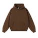 2026 Autumn And Winter Youth Loose Leisure Trendy Brand Thickened Sweater Men's Hoodie Men's Solid Color Sweater Retro Shoulder Drop_viptrois.com