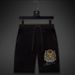Men's Clothing Snow Fox Brothers Men's Pants New Hot Diamond Tiger Head Workwear Shorts Men's Casual Loose Thin Five point_viptrois.com