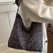 Women's Bag Leopard Print Fashion Bag Autumn And Winter Retro Shoulder Messenger Bag Popular Commuting Large Capacity Tote Bag_viptrois.com