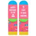 All cotton tall socks birthday knit socks sole Creative copy glue floor socks_viptrois.com