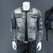 Men's Clothes Denim Jacket Embroidered Denim Biker Jacket_viptrois.com