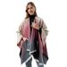 Unisex Scarf Fashion fashion shawl cashmere split cape gradient pocket large shawl_viptrois.com