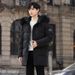 Men's Clothing White Goose Down Jacket Men's Mid Length Couple's Work Clothes Student Winter Coat Youth Long Thick Knee Length_viptrois.com