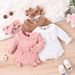 Baby clothing Baby long sleeve pit strip ha scarf girl baby autumn and winter jumpsuit bag fart clothes crawling suit_viptrois.com
