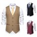 Men's Suit Vest Wedding Party V-Neck Vest Vest_viptrois.com