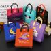 Halloween Knit Tote Bag - Stylish & Lightweight Crossbody Bag With Fun Ghost, Pumpkin & Moon Patterns - Trendy Casual Purse For Women & Teens_viptrois.com