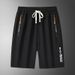 Summer New Style Men's Clothing Plus Size Loose Ice Silk Five Point Shorts Sporty Casual Bottoms For Fat Men_viptrois.com
