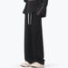 Men's American Style Heavyweight Cleanfit Grey Sweatpants Trendy Brand Patchwork Loose Wide Leg Casual Sports Pants_viptrois.com