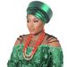 Women's Scarves African Traditional West African Nigerian Muslim Black Head Cover Hat Casual Hijab Hat_viptrois.com