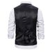 Men's Hunting Clothes British Characters Single-breasted Vest, Men's Suit Vest_viptrois.com