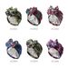 Women's Hats Spring And Autumn Warm Flower Hat Pearl Bow Ethnic Hat Hot Sale Elegant Three Dimensional Color Headscarf_viptrois.com