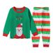 Christmas Santa Claus long home suit children's home suit children's suit Instagram_viptrois.com