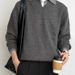 Collar Knit Sweater For Men And Women, Fashionable And Slimming, Casual Design, Long Sleeved_viptrois.com