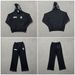 men's y2k casual wide leg pants suit hooded sweatshirt sweatpants twopiece set trendy embroidered loose fit for spring autumn_viptrois.com