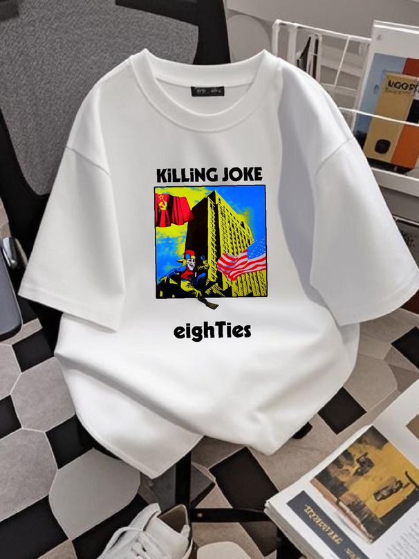Killing Joke - Eighties - T-Shirt, Reptinted T-shirt, Gift For Rock Fan TE3413 Slightly Soft Versatile Graphic Stretched Breathable Summer Homme_viptrois.com