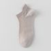 Men's Socks Pure Cotton Short Socks Mesh Shallow Mouth Non Slip Anti Drop Stand Up Ear Boat Socks Antibacterial Men's Socks Casual All Match_viptrois.com