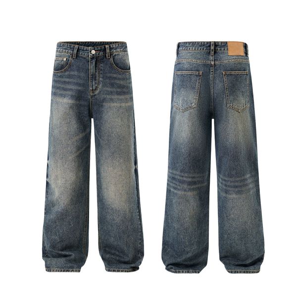 Cleanfit High Street Jeans – Light Blue Washed Straight-Leg Denim For Men & Women (S-3XL)_viptrois.com