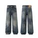 Cleanfit High Street Jeans – Light Blue Washed Straight-Leg Denim For Men & Women (S-3XL)_viptrois.com