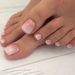 Toe Nails Gradient Cherry Blossom Pink Wear On Nails Simple And Noble Toe Nails Special Ins Style French Wear On Nails_viptrois.com